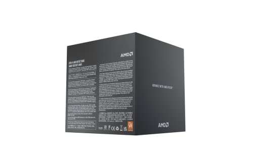 AMD Ryzen 9 7900 CPU (12-core/24-thread, 76MB cache, up to 5.4 GHz max boost) £399.95 @ Amazon