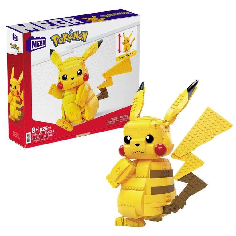 MEGA Pokémon Action Figure with 825 Pieces, 32 cm Tall, Toy for Ages 8 and Up