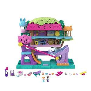 Polly Pocket Pet Adventure Treehouse Playset and Accessories