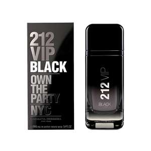 Carolina Herrera 212 VIP Black Eau de Parfum 100ml Spray £40 using discount code + Free UK mainland delivery @ Beauty Base