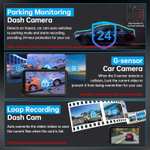 Dash Cam Front and Rear, Dashcam WiFi/APP Control - W/ 64GB Card W/ Voucher & code (account specific) sold by ssontong FBA