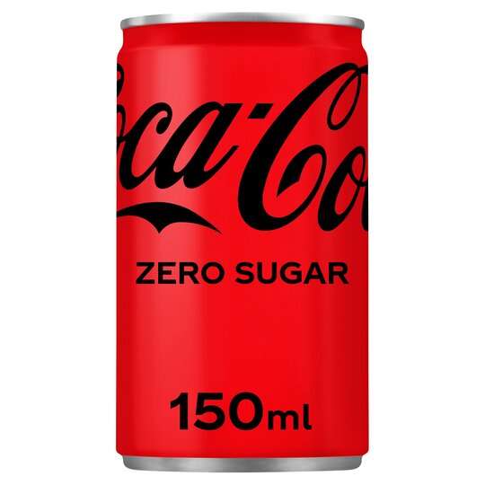 Free sample of Coca-Cola Zero Sugar - 2 x 150ml cans @ Coca-Cola / Amazon