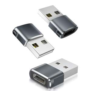 USB C to USB Adaptor, USB to USB C Adapter 3 Pack - USB 2.0. Sold by La Brodée FBA