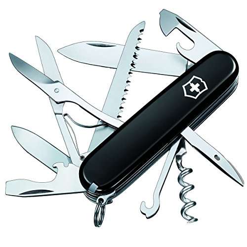 Victorinox Huntsman Swiss Army Pocket Knife, Medium, Black, Multi Tool, 15 Functions, £28.49 @ Amazon