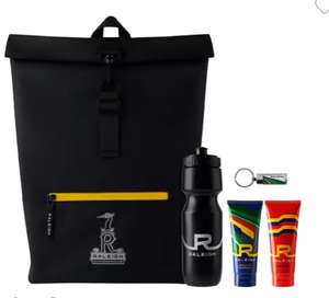 Raleigh Enjoy The Ride Backpack With Water Bottle And Wash Set + Free Click and Collect