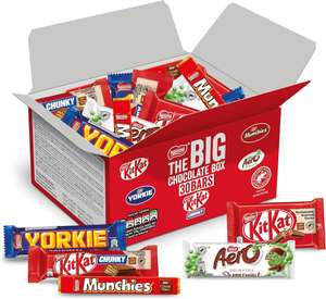 Nestle The Big Chocolate Box 30 Bars (1 per customer) Best Before 31 May 24 - Minimum spend £22.50
