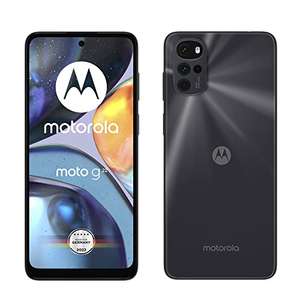 Motorola Moto g22 Smartphone (50MP, 4GB/64GB, 5000mAh Cosmic Black) + Protective Cover + Car Adapter £124.26 @ Amazon EU