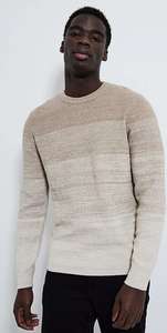 Neutral Mens Ombre Knitted Crew Neck Jumper + free C&C