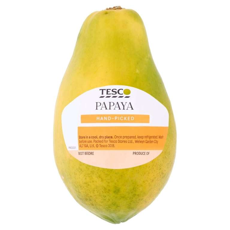 Tesco Ripe Papaya Each - Clubcard Price