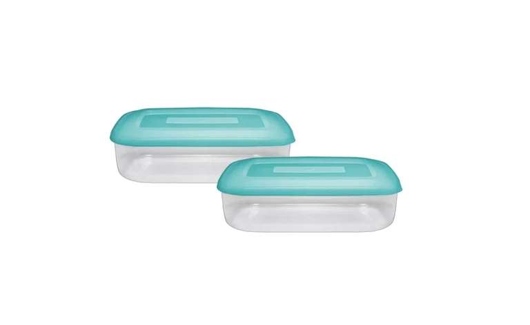 2 x 1L George Home Peel Lid Food Containers 80p @ Asda