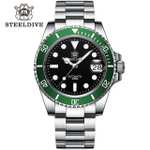 Steeldive SD1953 Ceramic Bezel 41mm 30ATM (300 m) Water Resistant NH35 Automatic Mens Dive Watch W/Code Sold by STEELDIVE Store