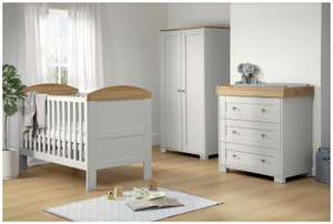 Mamas & Papas Harrow 3 Piece Nursery Furniture Set Grey or White - £480 using code + £6.95 delivery @ Argos