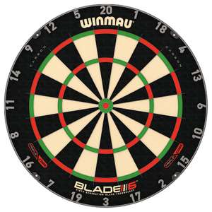 Winmau Blade 6 Triple Core Carbon Dartboard £56.25 with code (Free Collection) @ Argos