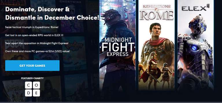 Humble Choice Bundle December 2023 Lineup Includes Elex II