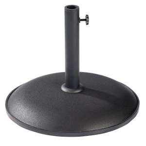 Cement Parasol Base 15kg (for up to 38mm poles) - £5.62 with newsletter signup code (c+c only)