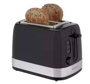 Cookworks T3207KE-BLK Illuminated 2 Slice Toaster - Black - £10 + free click & collect @ Argos