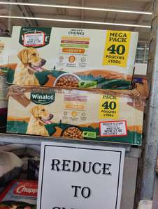 Winalot chunks dog food - packet of 40 - Cambridge