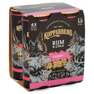 Kopparberg Rum & Cola Cherry 250ml x 4 cans for £2.75 at Sainsbury's Wandsworth Southside