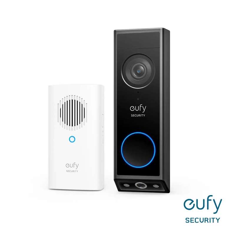 eufy E340 Dual Camera Video Doorbell with Chime