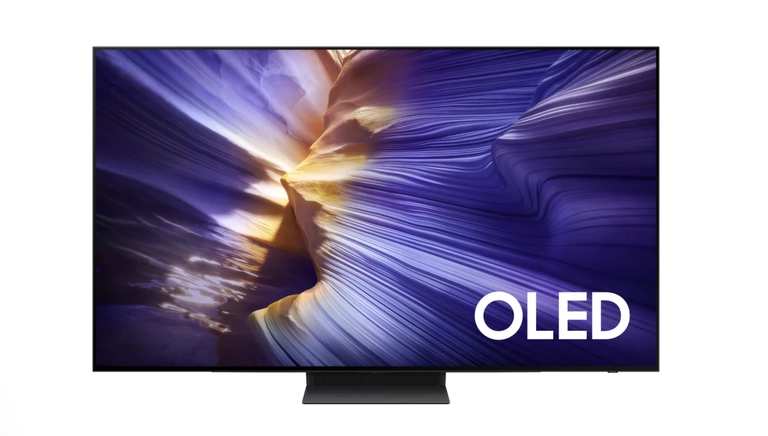 Samsung QE77S90FAEXXU 77" S90F OLED 4K Smart TV 2025 - HDR+, Motion Xcelerator 144Hz, Samsung Vision AI (1 Year Warranty)