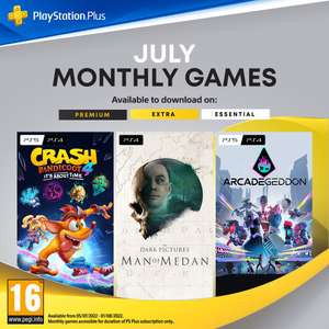 PS Plus Essential Games (July 2022): Crash Bandicoot 4: It’s About Time, The Dark Pictures Anthology: Man Of Medan, Arcadegeddon (PS5 / PS4)