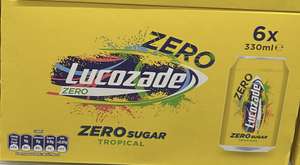 6 cans of B&M lucozade zero tropical zero sugar - £2 Instore @ B&M (Andover)
