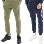 JACK AND JONES Two Pack Men's Joggers (in Navy / Khaki ) - £16.99 (£4.99 Delivery) - @ MandM Direct