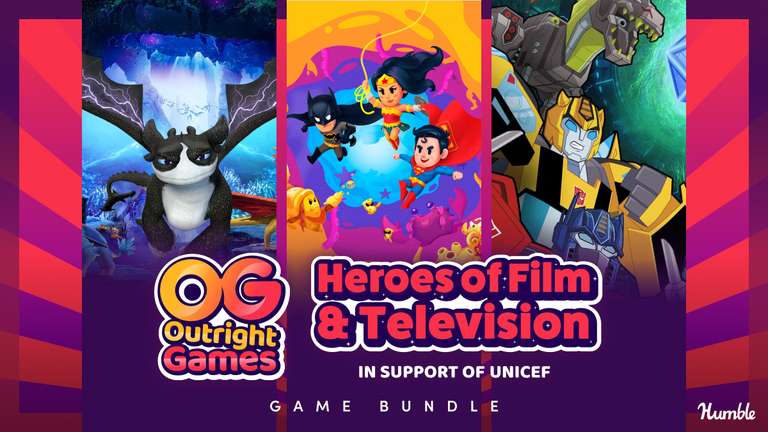 Outright Games - Heroes of Film & Television Games Bundle in support of UNICEF - 17 games for £11.91