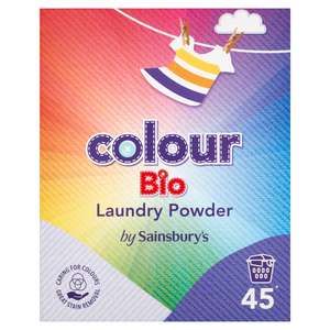 Sainsbury's Bio Colour Laundry Powder 2.925kg (45 Washes) scanning at £2.13 @ Sainsbury's Carrickfergus, Northern Ireland