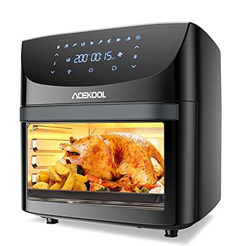 circulatie levend invoegen Air Fryer Digital 18L Large Oil Free Touch Screen 1800W Mini Oven With  Rotisserie es £129.99 Dispatches from Amazon Sold by CoolDeLinges |  hotukdeals
