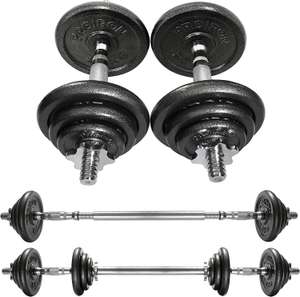 PROIRON 20kg Cast Iron Adjustable Dumbbell Set £67.99 Sold by Regent Works and Fulfilled by Amazon