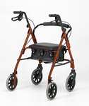 Days Lightweight Folding Four Wheel Rollator, Mobility Walker with Padded Seat, Lockable Brakes and Carry Bag £45.95 @ Amazon
