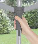 Addis 40m 4 Arm Rotary Washing Line (Grey) Multiple Tension Adjustment, Folding Outdoor Rotating Clothes Dryer £19.50 @ Amazon