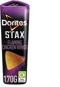 Doritos Stax Flaming Chicken Wings, 170g - £1 each (minimum quantity: 3) @ Amazon