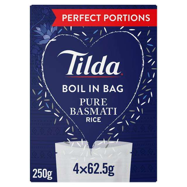 Tilda Boil in Bag Pure Basmati Rice 250g - Nectar Price | Hotukdeals