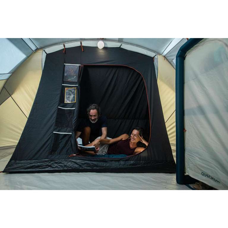 Quechua 6 person blackout air tent - Air Seconds 6.3XL Fresh&Black (pump not included) for £549.99 click & collect @ Decathlon