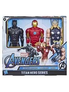 Marvel Avengers Titan Hero Series Black Panther Thor Iron Man 3 Pack - Discount At Checkout - Free C&C