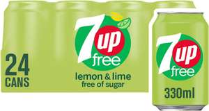 7up Free, 330 ml (Pack of 24) - £6.95 @ Amazon
