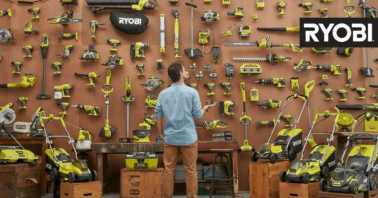 RYOBI Days Sale - FREE TOOL with purchase of Battery + Charger combo
