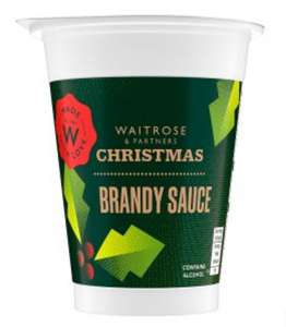 Waitrose Christmas Brandy Sauce 500g at Wandsworth Southside