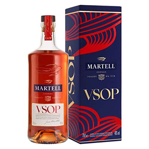 Martell VSOP Red Barrel Cognac, 70 cl with Gift Box £28.49 @ Amazon