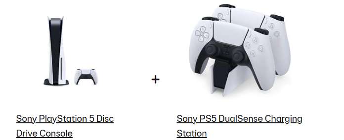 Sony PlayStation 5 Disc Drive Console + Charging Stand