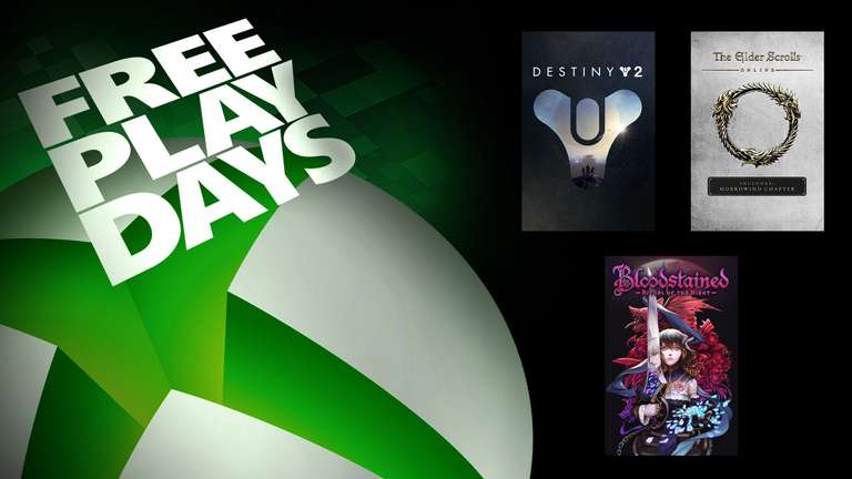 Free Play Days for Xbox Live Gold members - Bloodstained: Ritual of the Night, Destiny 2 Expansions, and The Elder Scrolls Online