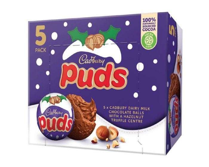 Cadbury Chocolate Christmas Puds 5 Pack 5x35g £2 @ Waitrose & partners