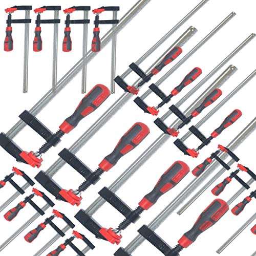 12 Pc Woodworking Clamp Set sold and dispatched by UK Tools Direct