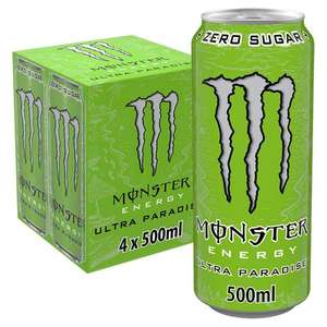 Monster Energy Drink Ultra Paradise 4x500ml £1.46 instore @ Sainsbury's Chiswick