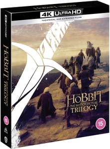 The Hobbit Trilogy [Theatrical and Extended Edition] [4K Ultra HD] [2012] [Blu-ray] [Region Free] £46.74 @ Amazon