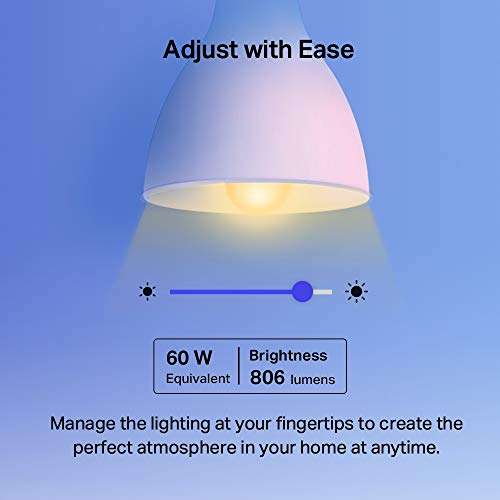 TP-Link Tapo Smart Bulb, Smart Wi-Fi LED Light, B22, 9 W, Energy saving - £8.98 @ Amazon