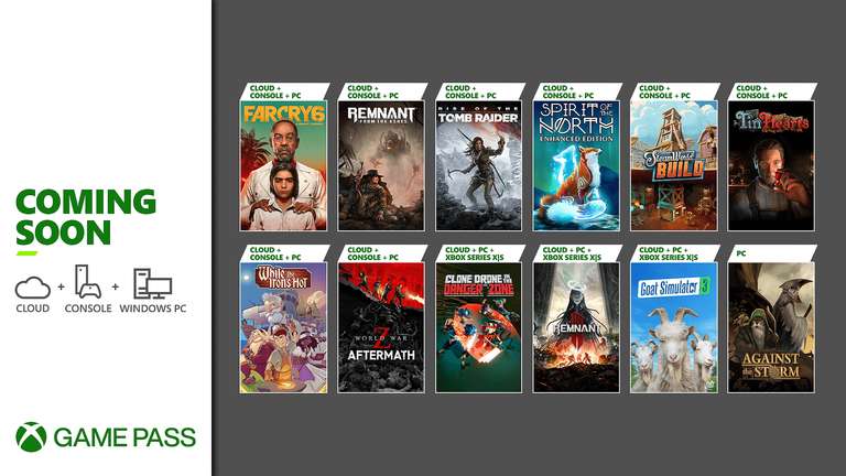 Xbox Game Pass Additions - Far Cry 6, World War Z: Aftermath, Rise of the Tomb Raider & More
