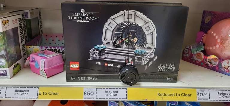 LEGO 75352 Star Wars Emperor's Throne Room Diorama In store Reading Tesco Extra
